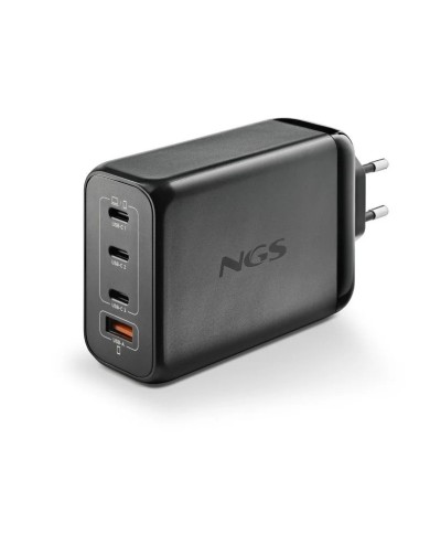 CARGADOR DE PORTATIL NGS BUD GAN 3XUSB-C/USB-A 240W BLACK