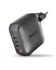 CARGADOR DE PORTATIL NGS BUD GAN 3XUSB-C/USB-A 165W BLACK