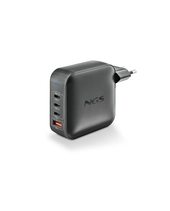 CARGADOR DE PORTATIL NGS BUD GAN 3XUSB-C/USB-A 165W BLACK