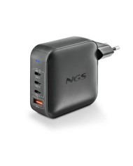 CARGADOR DE PORTATIL NGS BUD GAN 3XUSB-C/USB-A 165W BLACK