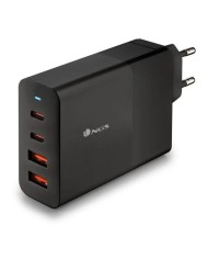 CARGADOR DE PORTATIL NGS BUD GAN 2XUSB-C/X2USB-A 100W BLACK