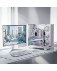 ORDENADOR GAMING INFINITY PRO WHITE RGB R7 9800X3D/32GB DDR5/SSD1TB NVME/WIFI/R.LIQ/800W/W11PRO