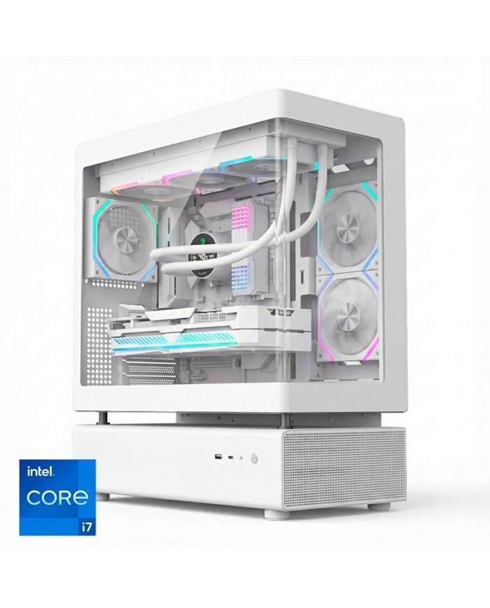 ORDENADOR GAMING N80 WHITE RGB I7 14700K/32G DDR5/SSD1TB NVME/WIFI/REF.LIQ/800W