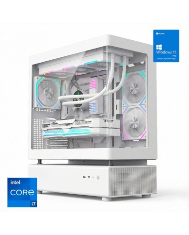 ORDENADOR GAMING N80 WHITE RGB I7 14700K/32G DDR5/SSD1TB NVME/WIFI/REF.LIQ/800W/W11PRO