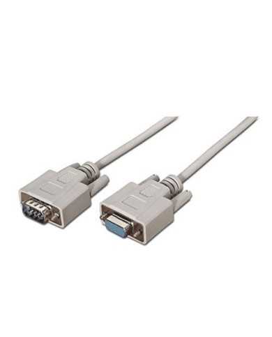 CABLE SERIE NANOCABLE RS232 DB9/M - DB9/H 3M WHITE