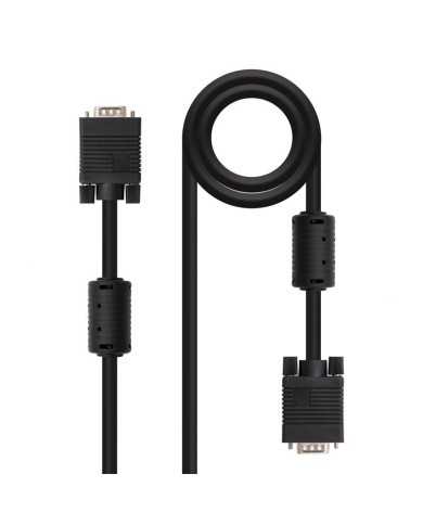 CABLE SVGA NANOCABLE HDB15M/HDB15M 1.8M 2 FERRITAS