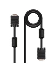 CABLE SVGA NANOCABLE HDB15M/HDB15M 1.8M 2 FERRITAS