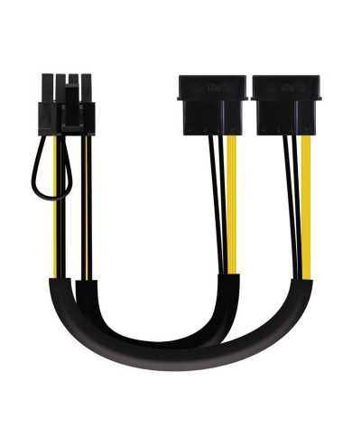 CABLE ALIMENTACION TARJETA GRAFICA NANOCABLE X2 MOLEX/M - 6+2 PIN/M 20CM