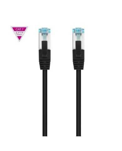 CABLE DE RED CAT.7 S/FTP 0.5M NANOCABLE BLACK