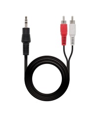 CABLE AUDIO NANOCABLE JACK 3.5 M/2RCAM 5M