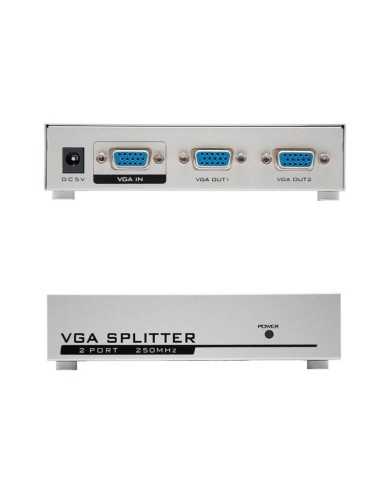 CONMUTADOR VGA NANOCABLE 2 MONITORES