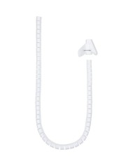 ORGANIZADOR DE CABLE NANOCABLE FLEXIBLE 25MM 3M WHITE