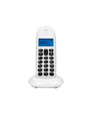TELEFONO MOTOROLA C1001 CALL BLOCKING DECT WIRELESS WHITE