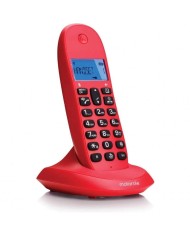 TELEFONO MOTOROLA C1001 LB+ DECT WIRELESS CEREZA