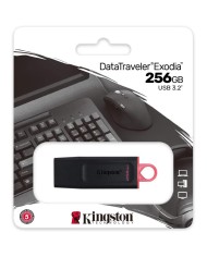 PEN DRIVE 256GB KINGSTON USB 3.2 BLACK