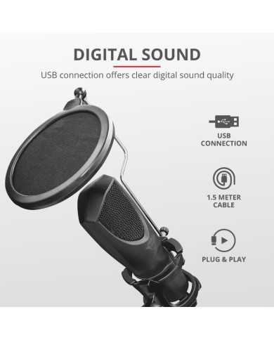 MICROFONO TRUST GXT 232 MANTIS STREAMING USB