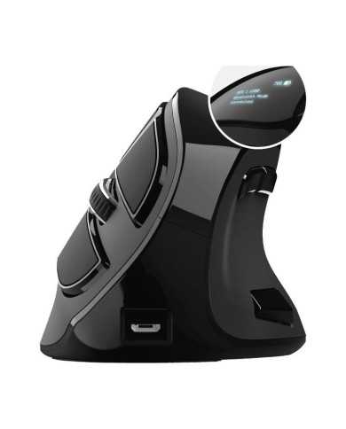 RATON TRUST VOXX ERGONOMICO WIRELESS 9 BOTONES BLACK