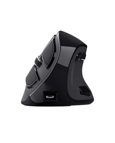 RATON TRUST VOXX ERGONOMICO WIRELESS 9 BOTONES BLACK