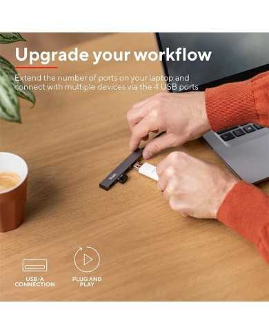 HUB USB TRUST 4 PUERTOS HALYX USB 2.0