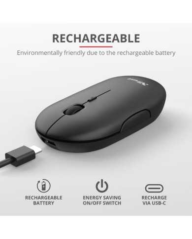 RATON TRUST PUCK RECARGABLE WIRELESS BLUETOOH BLACK RATON TRUST PUCK RECARGABLE WIRELESS BLUETOOH BLACK