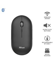 RATON TRUST PUCK RECARGABLE WIRELESS BLUETOOH BLACK