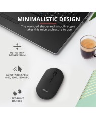 RATON TRUST PUCK RECARGABLE WIRELESS BLUETOOH BLACK