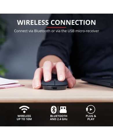 RATON TRUST PUCK RECARGABLE WIRELESS BLUETOOH BLACK
