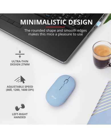 RATON TRUST PUCK RECARGABLE WIRELESS BLUETOOTH BLUE