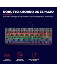 TECLADO TRUST GAMING GXT 834 CALLAZ MECANICO TKL USB RGB
