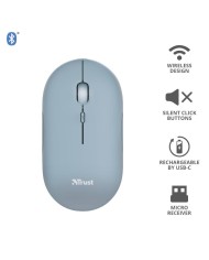 RATON TRUST PUCK RECARGABLE WIRELESS BLUETOOTH BLUE