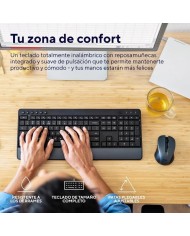 TECLADO + RATON TRUST TREZO WIRELESS BLACK ECO