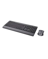 TECLADO + RATON TRUST TREZO WIRELESS BLACK ECO