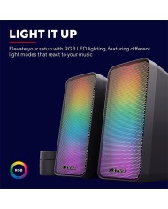 ALTAVOCES TRUST WEZZ GXT 611 RGB 2.0 BLACK