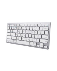 TECLADO TRUST BASICS SLIM WIRELESS BLUETOOTH TKL SILVER
