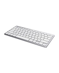TECLADO TRUST BASICS SLIM WIRELESS BLUETOOTH TKL SILVER
