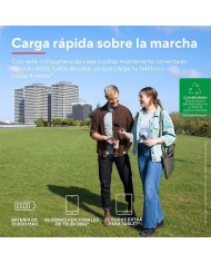 POWERBANK TRUST PRIMO SLIM 10000MAH 2A USB + USB-C + MICRO-USB ECO BLACK