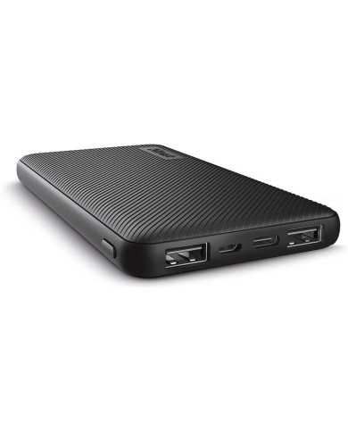 POWERBANK TRUST PRIMO SLIM 5000MAH 2A USB + USB-C + MICRO-USB ECO BLACK