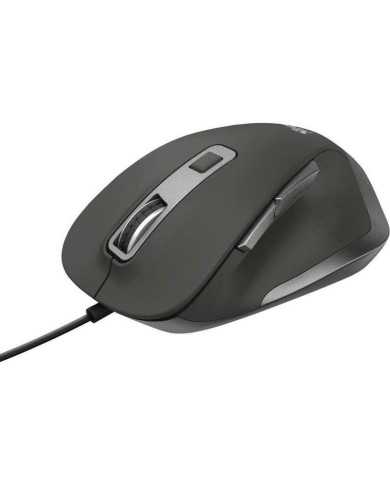 RATON TRUST FYDA WIRED COMFORT ERGONOMICO ECO USB BLACK