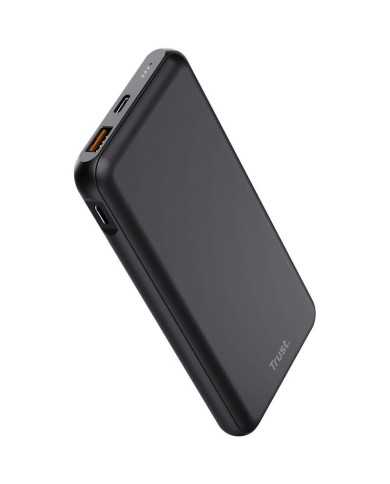 POWERBANK TRUST REDOH 10000MAH USB-A + X2 USB-C BLACK