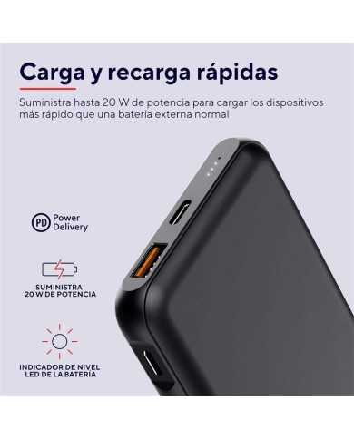POWERBANK TRUST REDOH 10000MAH USB-A + X2 USB-C BLACK
