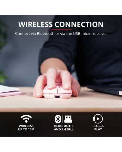 RATON TRUST PUCK RECARGABLE WIRELESS BLUETOOH PINK RATON TRUST PUCK RECARGABLE WIRELESS BLUETOOH PINK