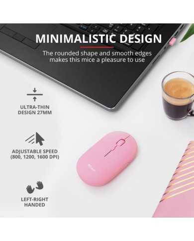 RATON TRUST PUCK RECARGABLE WIRELESS BLUETOOH PINK RATON TRUST PUCK RECARGABLE WIRELESS BLUETOOH PINK