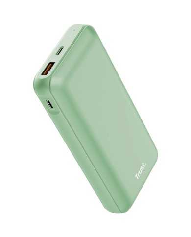 POWERBANK TRUST REDOH 20000MAH USB-A + X2 USB-C GREEN