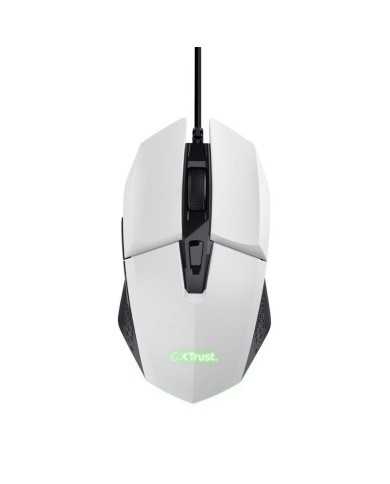 RATON TRUST GAMING GXT 109W FELOX RGB USB 6400DPI 6 BOTONES WHITE