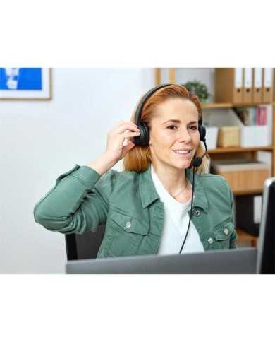 AURICULARES + MICROFONO TRUST AYDA HEADSET PC AUX BLACK