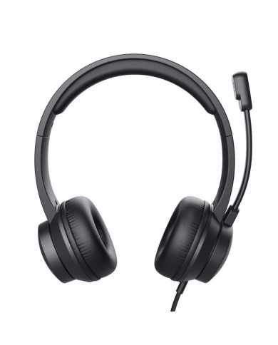 AURICULARES + MICROFONO TRUST AYDA HEADSET PC USB BLACK