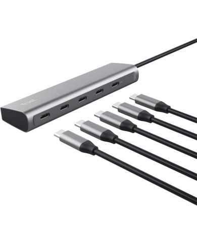 HUB USB-C TRUST 5 PUERTOS HALYX USB-C 3.2