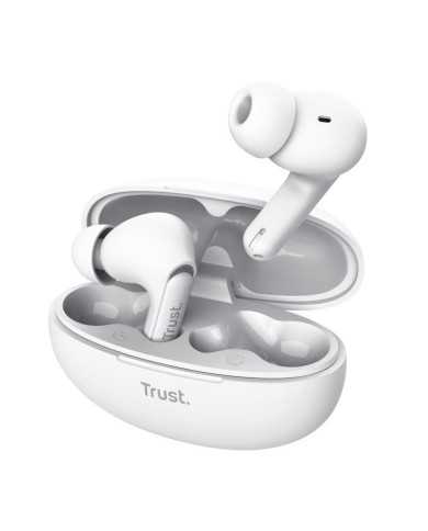 AURICULARES TRUST YAVI EARBUDS ENC BLUETOOTH WIRELESS WHITE