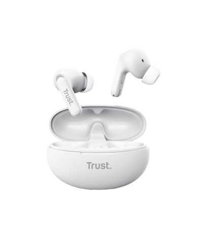 AURICULARES TRUST YAVI EARBUDS ENC BLUETOOTH WIRELESS WHITE