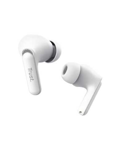 AURICULARES TRUST YAVI EARBUDS ENC BLUETOOTH WIRELESS WHITE